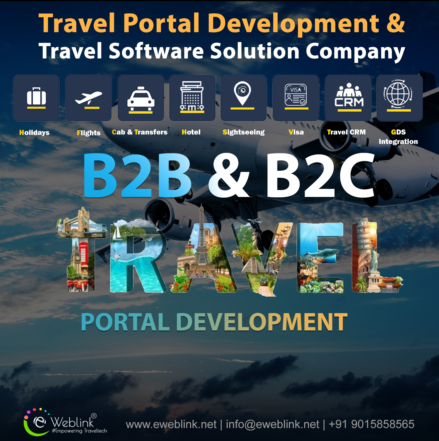 b2b and b2c online travel portal